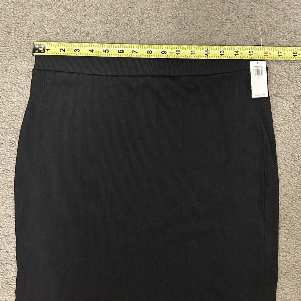 Old Navy Black Midi Pencil Skirt - Picture 5 of 9